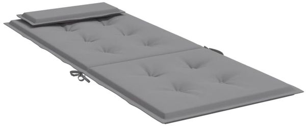 vidaXL Hochlehner-Auflagen 4 Stk. Grau Oxford-Gewebe 361878 Bild 6
