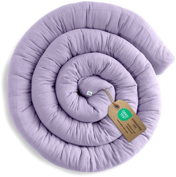 lilimaus Nestchenschlange Bettschlange Babybett aus Musselin Baumwolle - 12 Farben, (1-tlg), Bettschlange Babybett aus Musselin Baumwolle, kuschelig