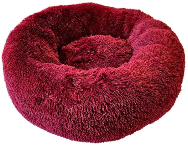 Nobby Hundebett Xmas Donut Classic Esla bordeaux