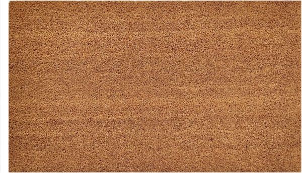 Amagohome Fußmatte Türvorleger 100% Kokosmatte 60x40 - 100x80 cm rutschfest Fußabtreter S, rechteckig, Höhe: 2 mm
