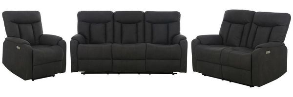 Femo Trade Relaxsessel FM-3215, Anthrazit, Mikrofaser, USB-Anschluss, 1-motorig, elektrische Relaxfunktion, B 79 x H 100 x T 93 cm