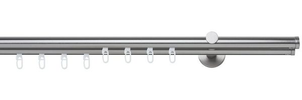 ondeco Gardinenstange Profil Wandabstand 12cm Match, Ø 20 mm, 2 läufig-läufig, Wunschmaßlänge, Bohren, verschraubt