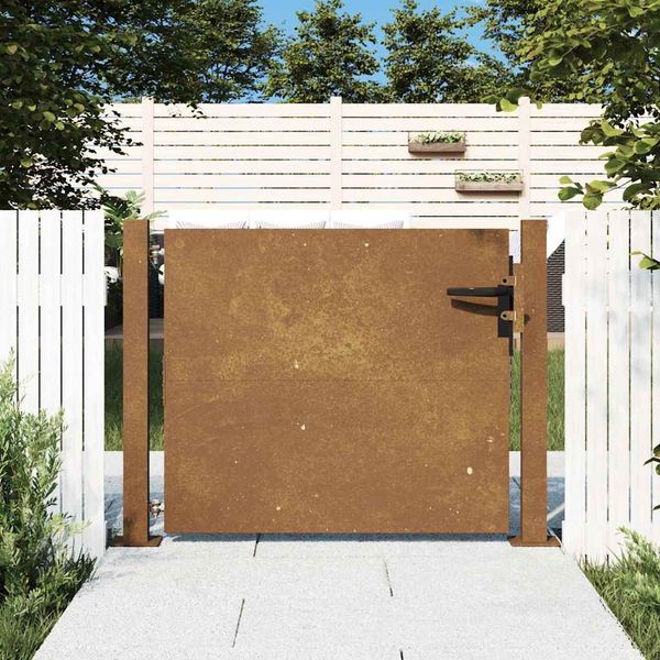 vidaXL Gartentor 100x100 cm Cortenstahl 153263