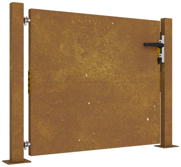 vidaXL Gartentor 100x100 cm Cortenstahl 153263 Bild 2