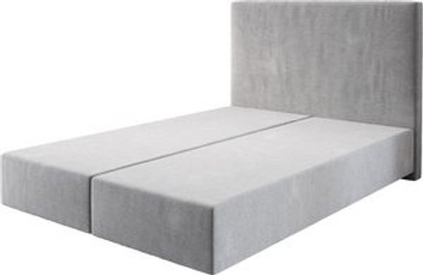 Boxspringgestell Dream-Well Mikrofaser Grau 140x200 Bild 6