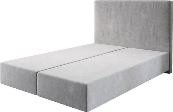 Boxspringgestell Dream-Well Mikrofaser Grau 140x200 Bild 4