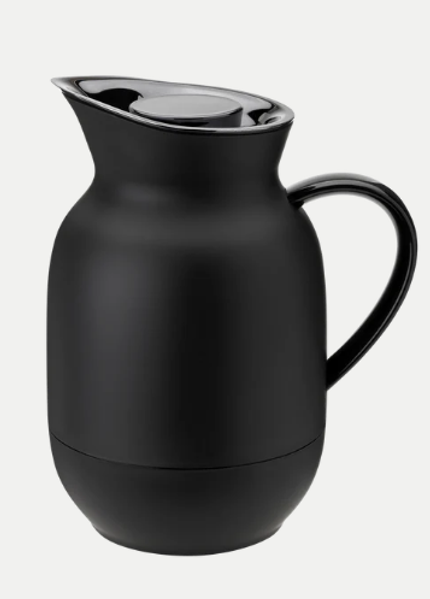 Stelton Amphora Thermoskanne Kaffee 1,0 l soft black