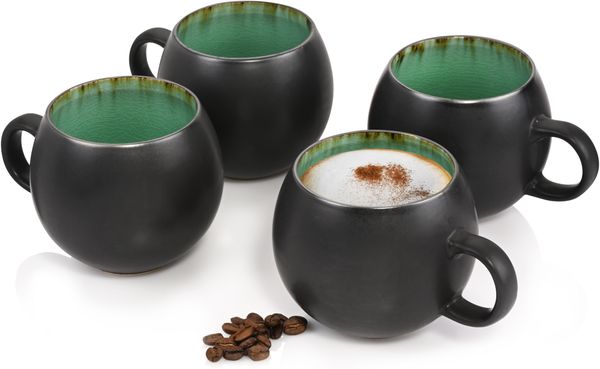 SÄNGER Cappuccinotassen Set Palm Beach 4 teilig