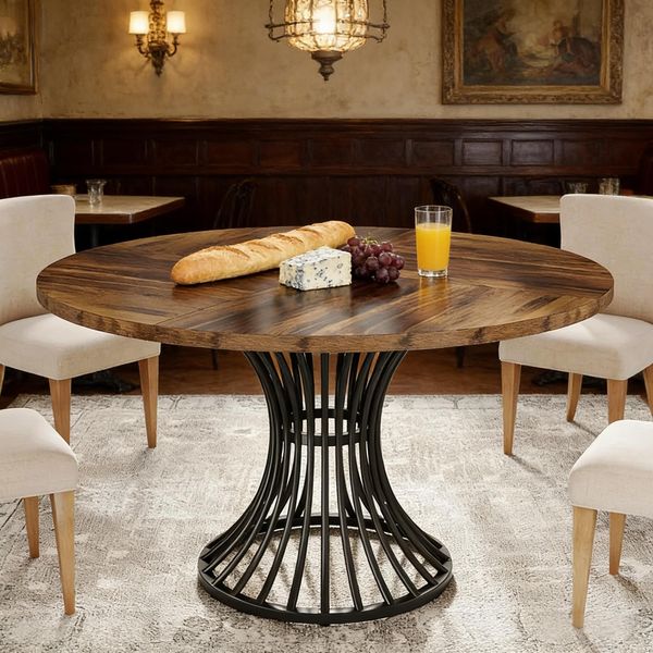 Exquisite Couchtisch,Praktischen Küchentisch,Runder Esstisch(nur Tisch)