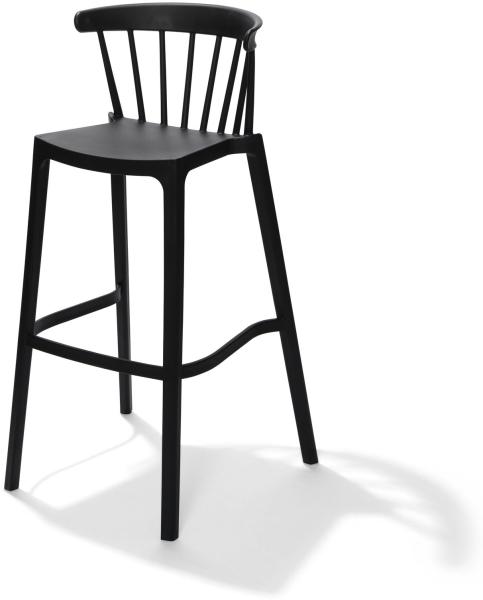 Best Barstuhl Windson 50910 schwarz 4 Stück