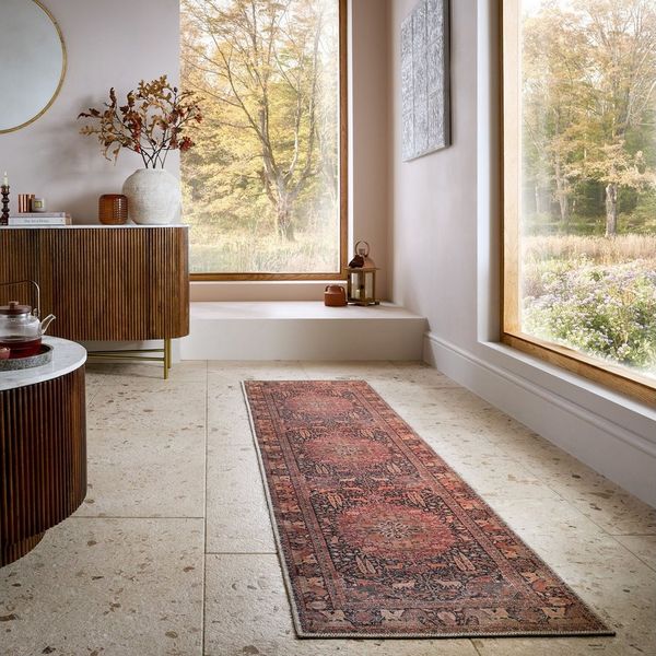 FLAIR RUGS Teppich Nico, rechteckig, Höhe: 4 mm, Waschbarer Traditioneller Teppich