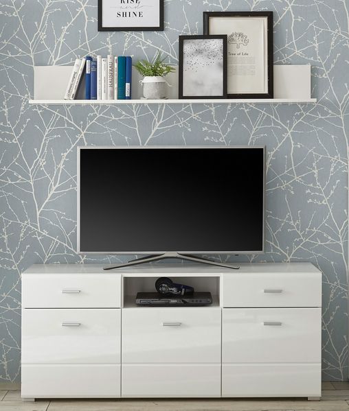 TV-Board >Ella< in Weiß - 140x60x42cm (BxHxT)