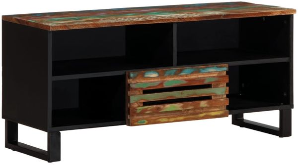 vidaXL TV-Schrank 100x34x46 cm Massivholz Akazie 377518