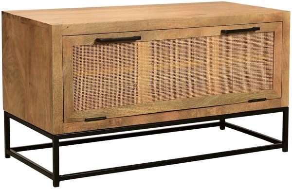 Schuhschrank Cane 84,5 x 40 x 48 cm Mango Bild 3