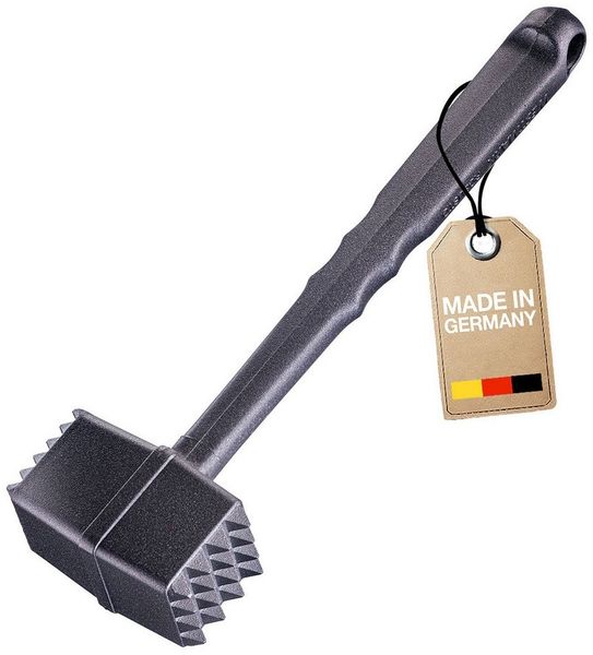 WESTMARK Fleischklopfer Robusto Black Edition – Doppelseitiger Schnitzelklopfer, Anthrazit, griffige Haptik