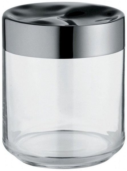 Alessi Vorratsdose Julieta LC08, Edelstahl, Glas, (1-tlg)