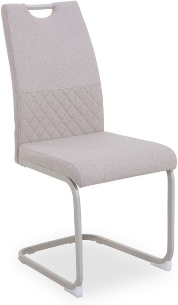 casa NOVA Polsterstuhl KAIWEN BHT 44x97x57 cm beige Esszimmerstuhl Freischwinger Schwingstuhl