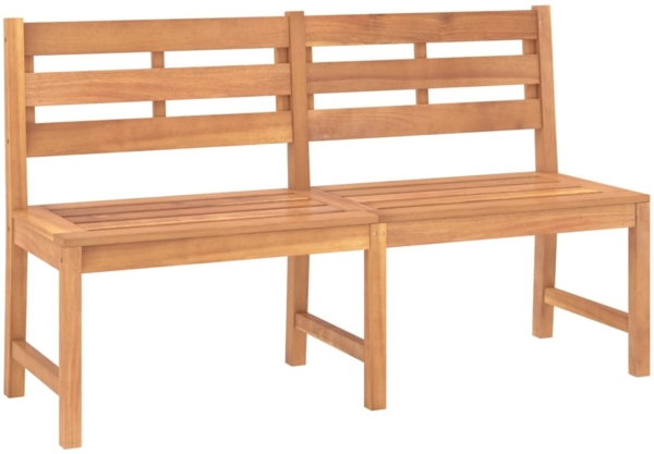 vidaXL Gartenbank 150 cm Massivholz Teak 316635