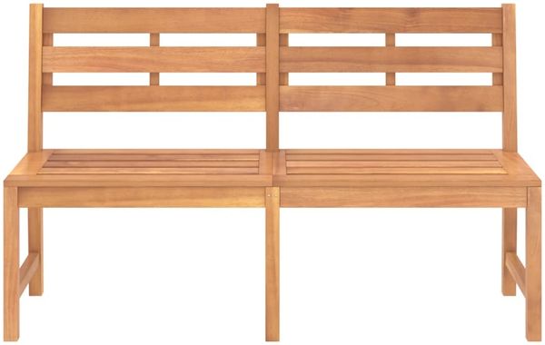 vidaXL Gartenbank 150 cm Massivholz Teak 316635 Bild 3