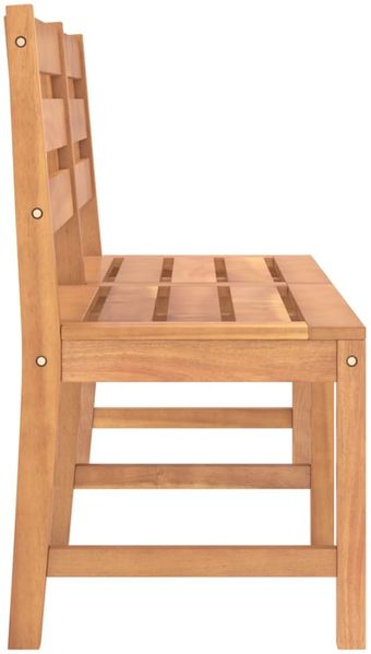 vidaXL Gartenbank 150 cm Massivholz Teak 316635 Bild 4