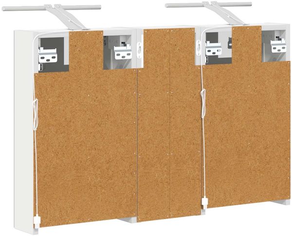 vidaXL Badezimmerschrank-Set 3 pcs 80 x 10,5 x 50 cm Holzwerkstoff 3403656 Bild 9