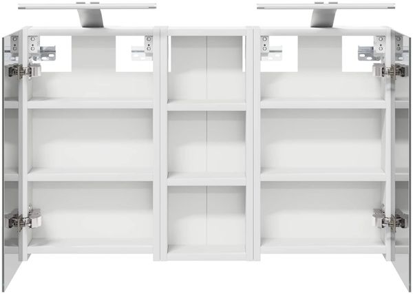 vidaXL Badezimmerschrank-Set 3 pcs 80 x 10,5 x 50 cm Holzwerkstoff 3403656 Bild 7
