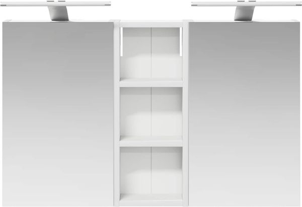 vidaXL Badezimmerschrank-Set 3 pcs 80 x 10,5 x 50 cm Holzwerkstoff 3403656 Bild 6
