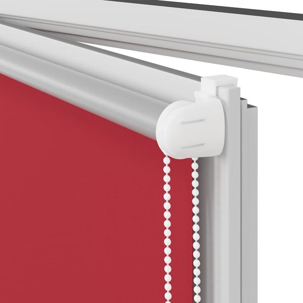 vidaXL Verdunkelungsrollo Rot 80x130 cm Stoffbreite 75,7 cm Polyester 4011748 Bild 12