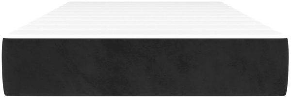 vidaXL Taschenfederkernmatratze Mittel Schwarz 120x190x20 cm Samt 4007156 Bild 3