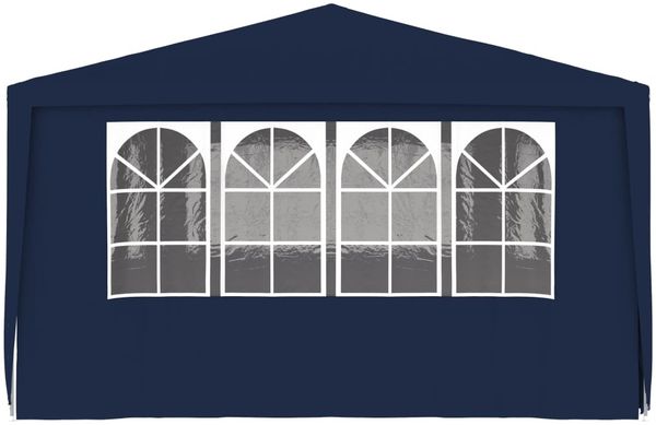 vidaXL Profi-Partyzelt mit Seitenwänden 4×6 m Blau 90 g/m² 48528 Bild 5