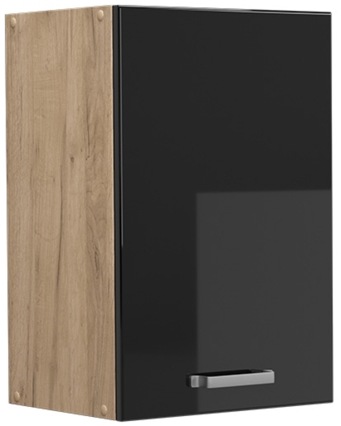Hängeschrank R-Line Schwarz Hochglanz 40 cm Vicco