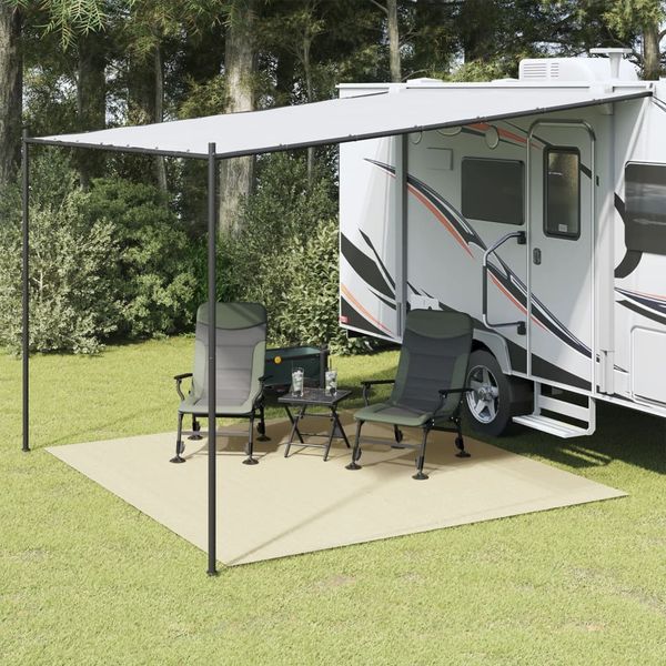 vidaXL Zeltteppich Creme 4x3 m 4008504