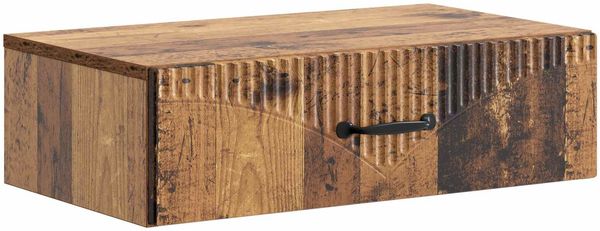 vidaXL Wandmontierter Beistelltisch Altholz 59 x 34,5 x 17 cm 899003