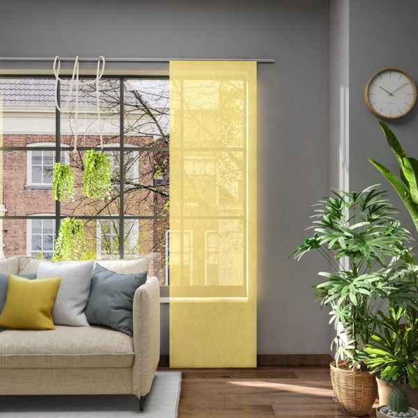 Neutex for you! Schiebegardine Libre-ECO, Paneelwagen (1 St), halbtransparent, Jacquard, 60 x 245 cm (B x H)