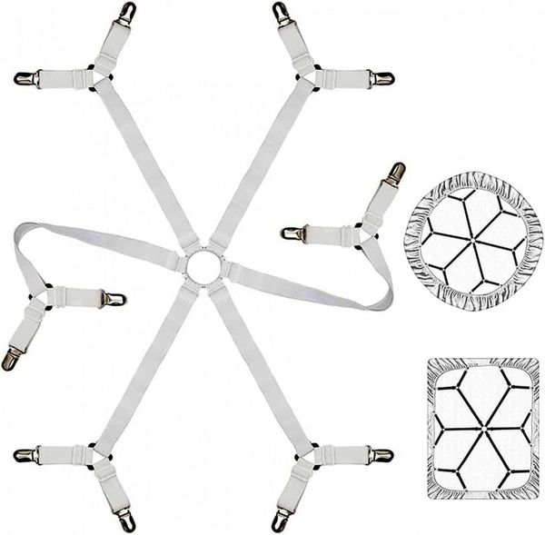 FELIXLEO Spannbettlaken Bettlakenspanner Elastische Verstellbare Bettlaken Verschlüsse, (1 Stück)