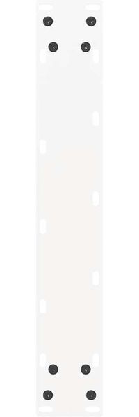 vidaXL Bartischbeine U-Form 2 Stk. Weiß 40x(90-91) cm Stahl 4013217 Bild 7
