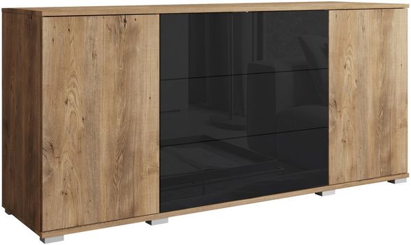 INOSIGN Sideboard Kenia (1 St), Modernes Sideboard mit 3 Schubladen und 4 Fächern, Breite 150 cm