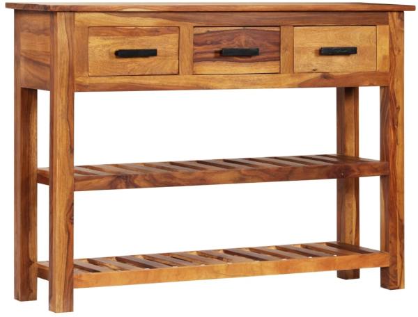 vidaXL Sideboard mit 3 Schubladen 110x30x80 cm Massivholz 246158