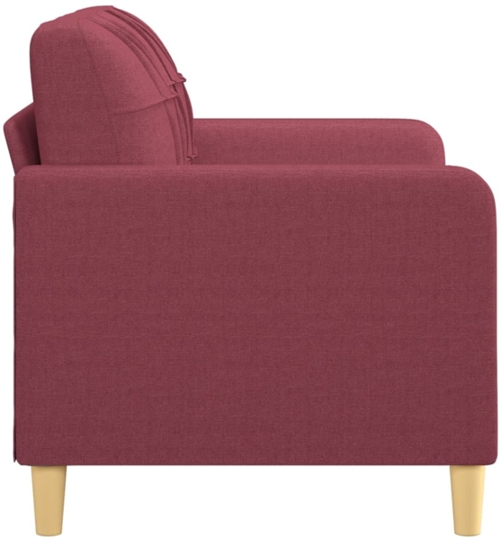 vidaXL 2-Sitzer-Sofa Weinrot 120 cm Stoff 359089 Bild 3