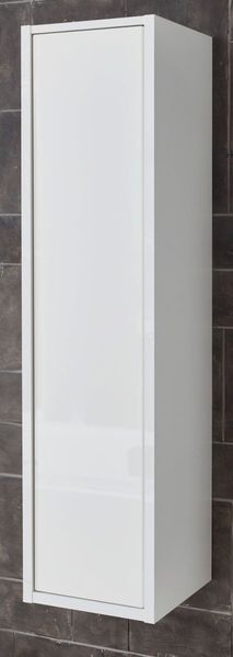 Badezimmer Hochschrank Glide in weiß Hochglanz 30 x 119 cm