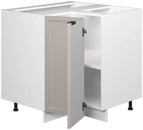 Vicco Eckunterschrank GrauBeige 80.5 cm, AP Eiche, Fame-Line Bild 1