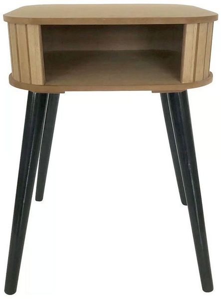 sesua Nachttisch Beistelltisch Nachttisch aus Holz modernes Design 34x30x50cm