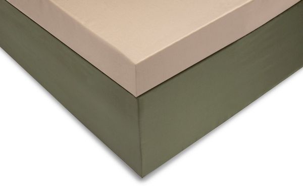 ZO HOME Spannbettlaken Satinado, Mako-Satin, Gummizug: an den Ecken, (1 Stück), Laken aus 100% Baumwolle, hochwertiges Mako-Satin, Betttuch ab 90x200