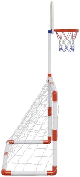 vidaXL Fußball- und Basketball-Set für Kinder mit Bällen 98x50x70 cm 4016330 Bild 5