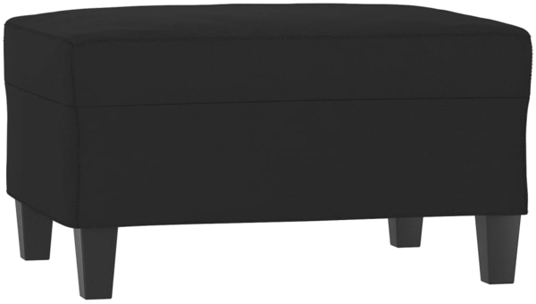 vidaXL 3-tlg. Sofagarnitur mit Kissen Schwarz Mikrofasergewebe 3202359 Bild 4