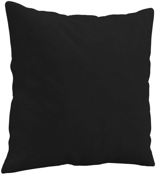 vidaXL 3-tlg. Sofagarnitur mit Kissen Schwarz Mikrofasergewebe 3202359 Bild 5