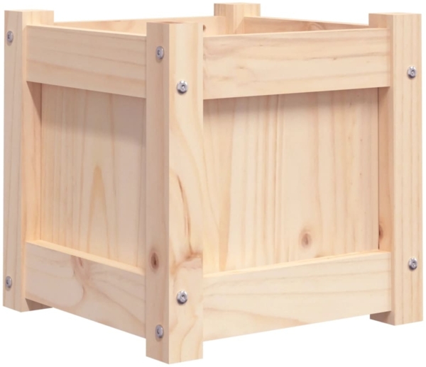 vidaXL Pflanzkübel 31x31x31 cm Massivholz Kiefer 837394