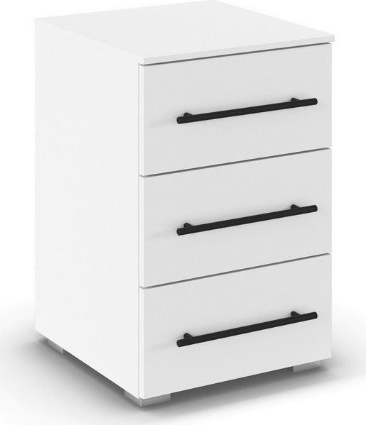 OTTO home Nachtkommode Nachttisch Nachtschrank Schubladen Sideboard Schubladenkommode AVOLA (Breite 40 cm inkl. SOFT-CLOSE-FUNKTION mit Dekorfront), Beimöbel 40cm breit, 3 Schubladen für viel Stauraum, MADE IN GERMANY