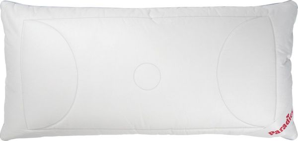 Paradies Kopfkissen Softy Top Duett Plus Bio, Füllung: 100% Polyester, Bezug: 100% Bio-Baumwolle, Seitenschläfer, Rückenschläfer, mit zusätzlicher Außenhülle