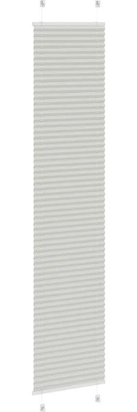 vidaXL Plissee Hellgrau 40x200 cm Stoffbreite 39,4 cm Polyester 4015352 Bild 4